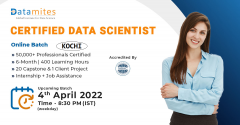Data Science Course in Kochi - April'22