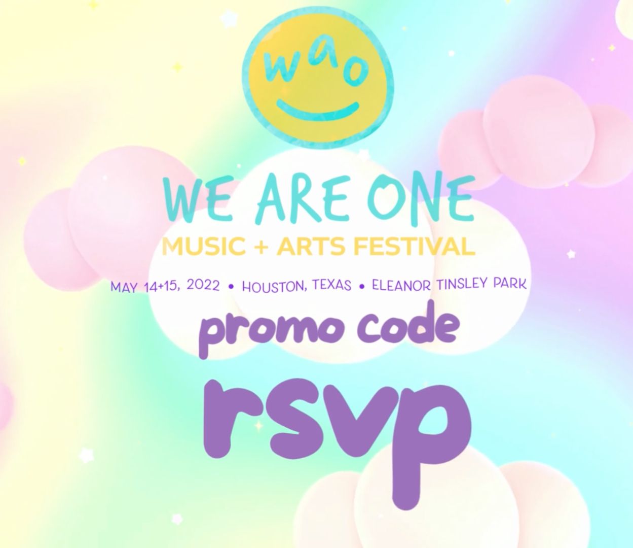 WAO Music Festival 2022 Promo Code, Houston, Texas, United States