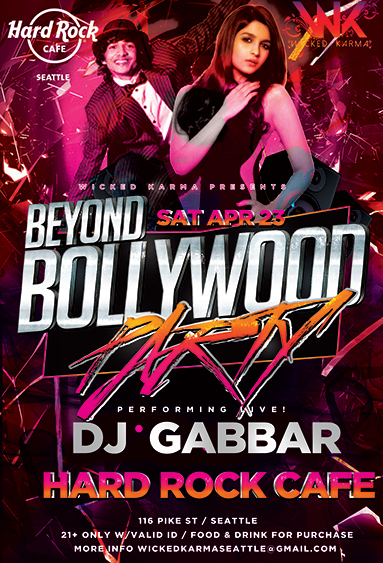 Beyond Bollywood w/DJ Gabbar, King, Washington, United States