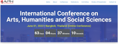 2022–International Conference on Arts, Humanities and Social Sciences, 01 June, Bangkok
