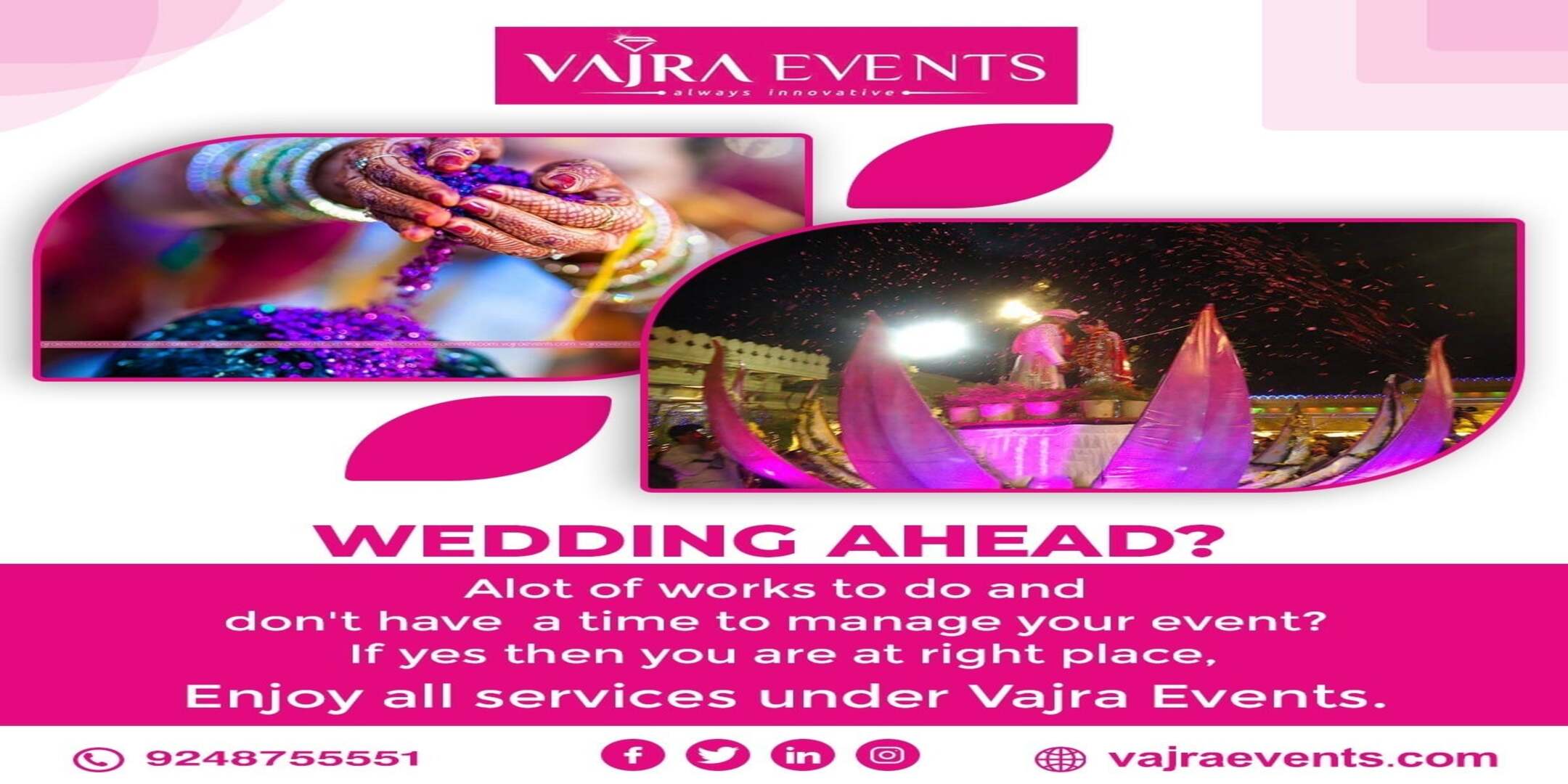 Best Wedding Planners in Hyderabad - Vajra Events, Hyderabad, Telangana, India