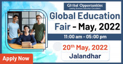 Global Education Fair in Jalandhar May 2022