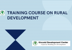 TRAINING COURSE ON RURAL DEVELOPMENT