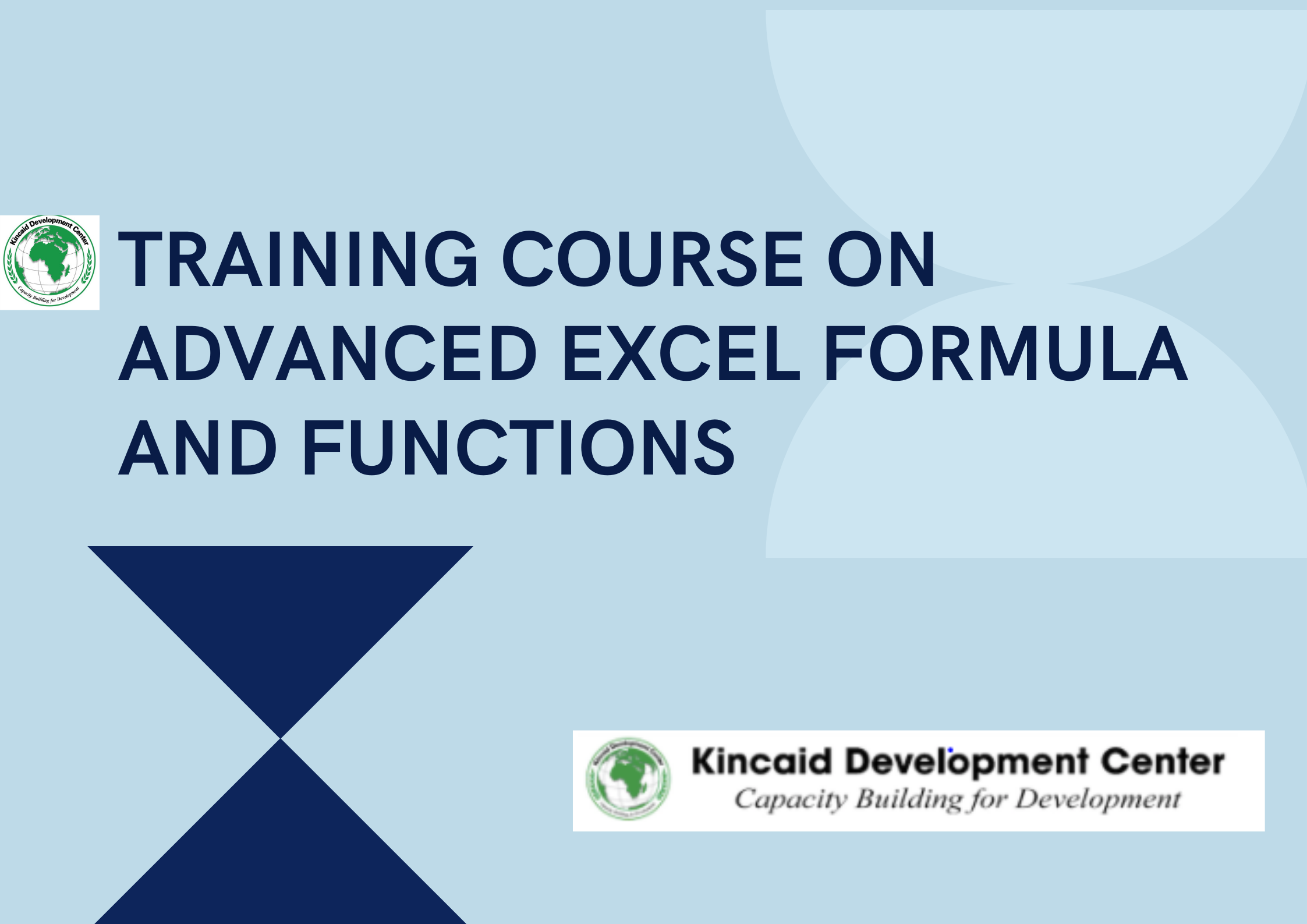 TRAINING COURSE ON ADVANCED EXCEL DASHBOARD - Training or Development Class
