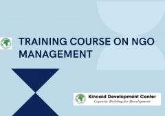 TRAINING COURSE ON NGO MANAGEMENT