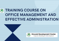 TRAINING COURSE ON OFFICE MANAGEMENT AND EFFECTIVE ADMINISTRATION
