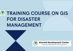 TRAINING COURSE ON GIS FOR DISASTER MANAGEMENT