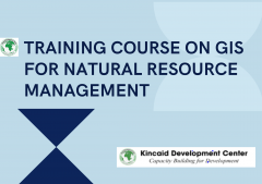 TRAINING COURSE ON GIS FOR NATURAL RESOURCE MANAGEMENT
