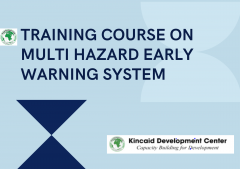 TRAINING COURSE ON MULTI HAZARD EARLY WARNING SYSTEM