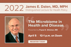 2022 James E. Dalen Lecture: The Microbiome in Health and Disease