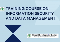 TRAINING COURSE ON INFORMATION SECURITY AND DATA MANAGEMENT