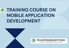 TRAINING COURSE ON MOBILE APPLICATION DEVELOPMENT