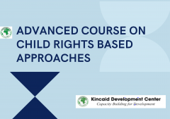 ADVANCED COURSE ON CHILD RIGHTS BASED APPROACHES