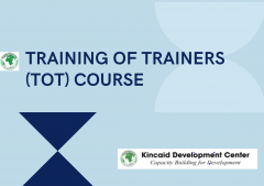 TRAINING OF TRAINERS TOT COURSE