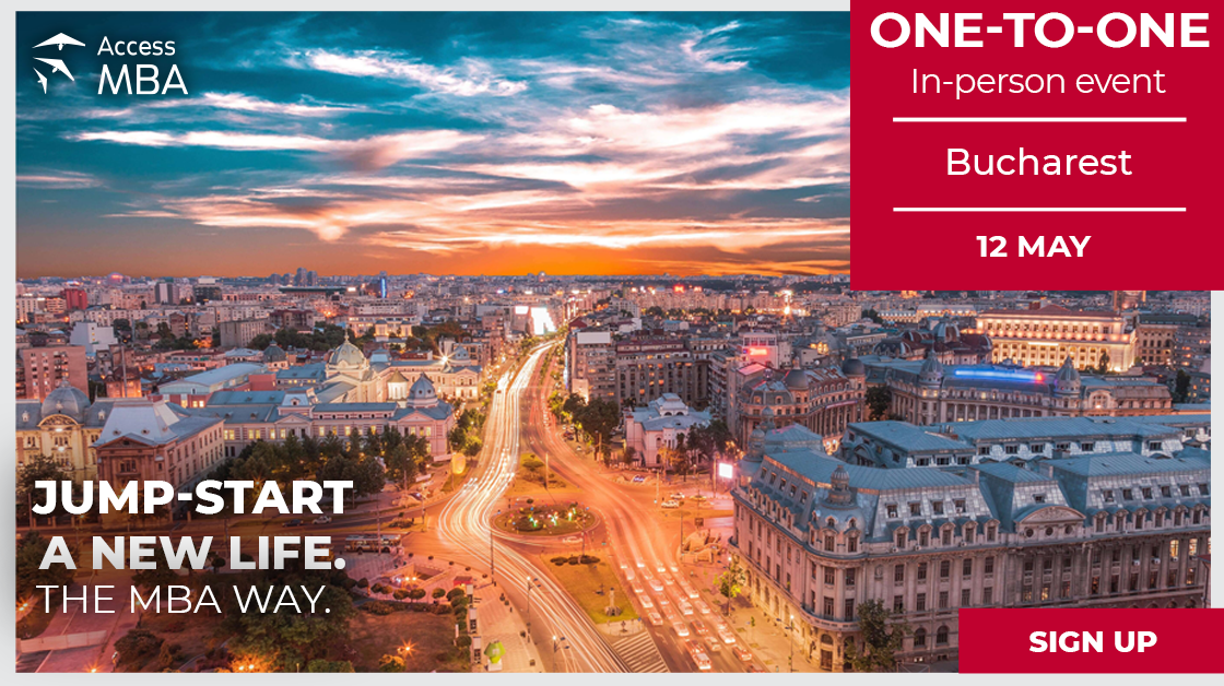 YOU ARE FREE TO CHOOSE YOUR FUTURE! DISCOVER YOUR MBA IN PERSON ON 12 MAY, Bucharest, Romania