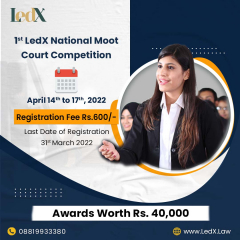 1st LedX National Moot Court Competition