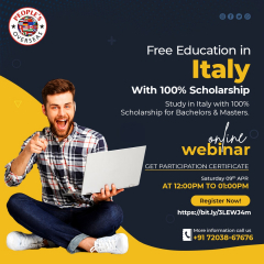 Webinar on Free Education in Italy