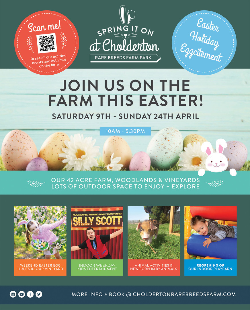 Easter Holiday Eggcitement, Cholderton, England, United Kingdom