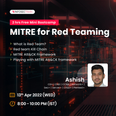 Free webinar on MITRE For Red Teaming