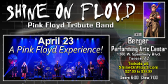 Shine On Floyd show at Berger Performing Arts Center - April 23 - Tucson