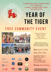 12th Annual Lowell Khmer New Year Celebration at Roberto Clemente Park