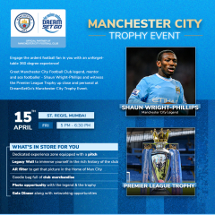 DreamSetGo is all set to bring the Manchester City’s Premier League Trophy to Mumbai for Indian Cityzens
