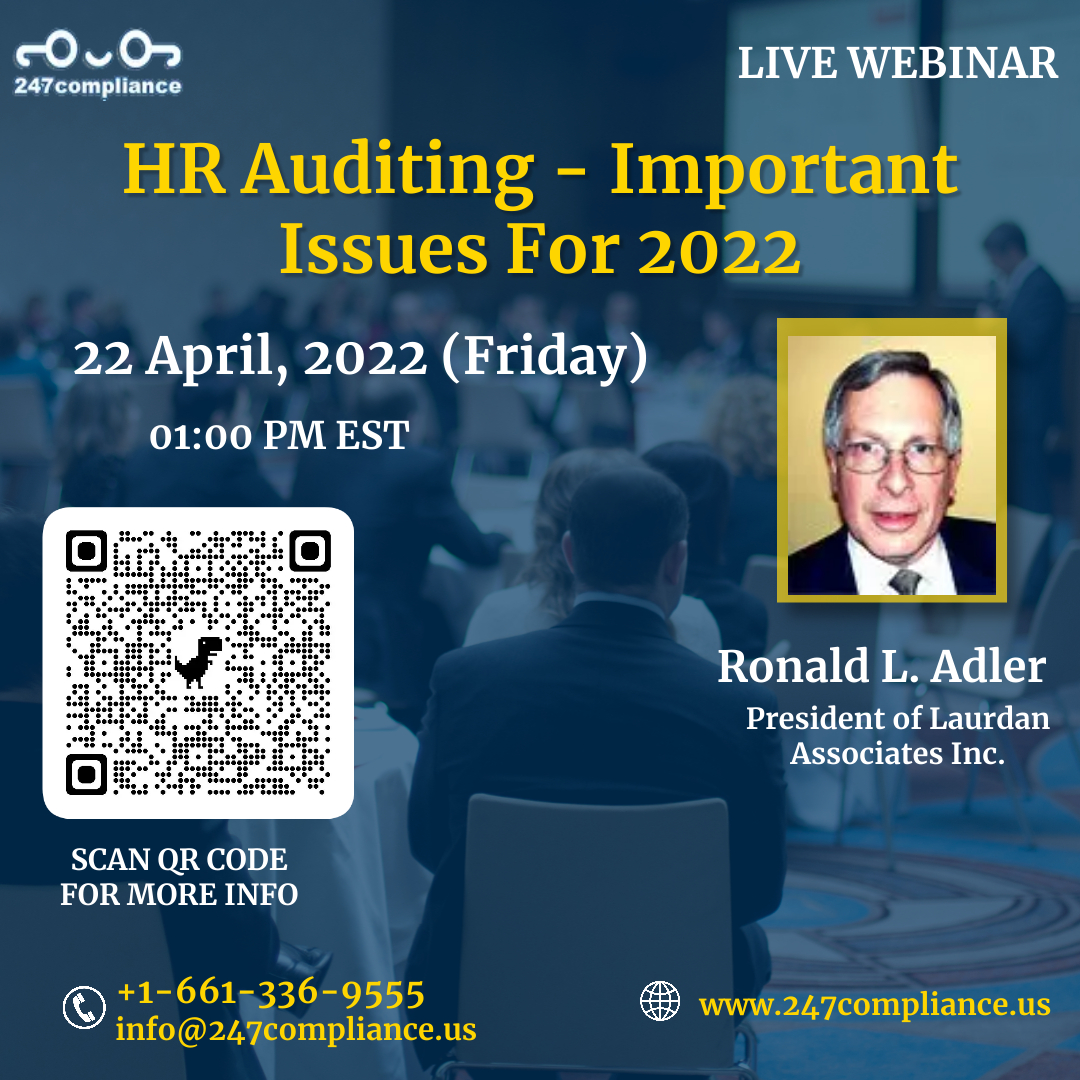 HR Auditing - Important Issues For 2022, Online Event