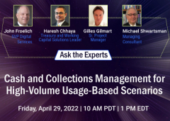 Ask The Experts - Cash and Collections Management for High-Volume Usage-Based Scenarios