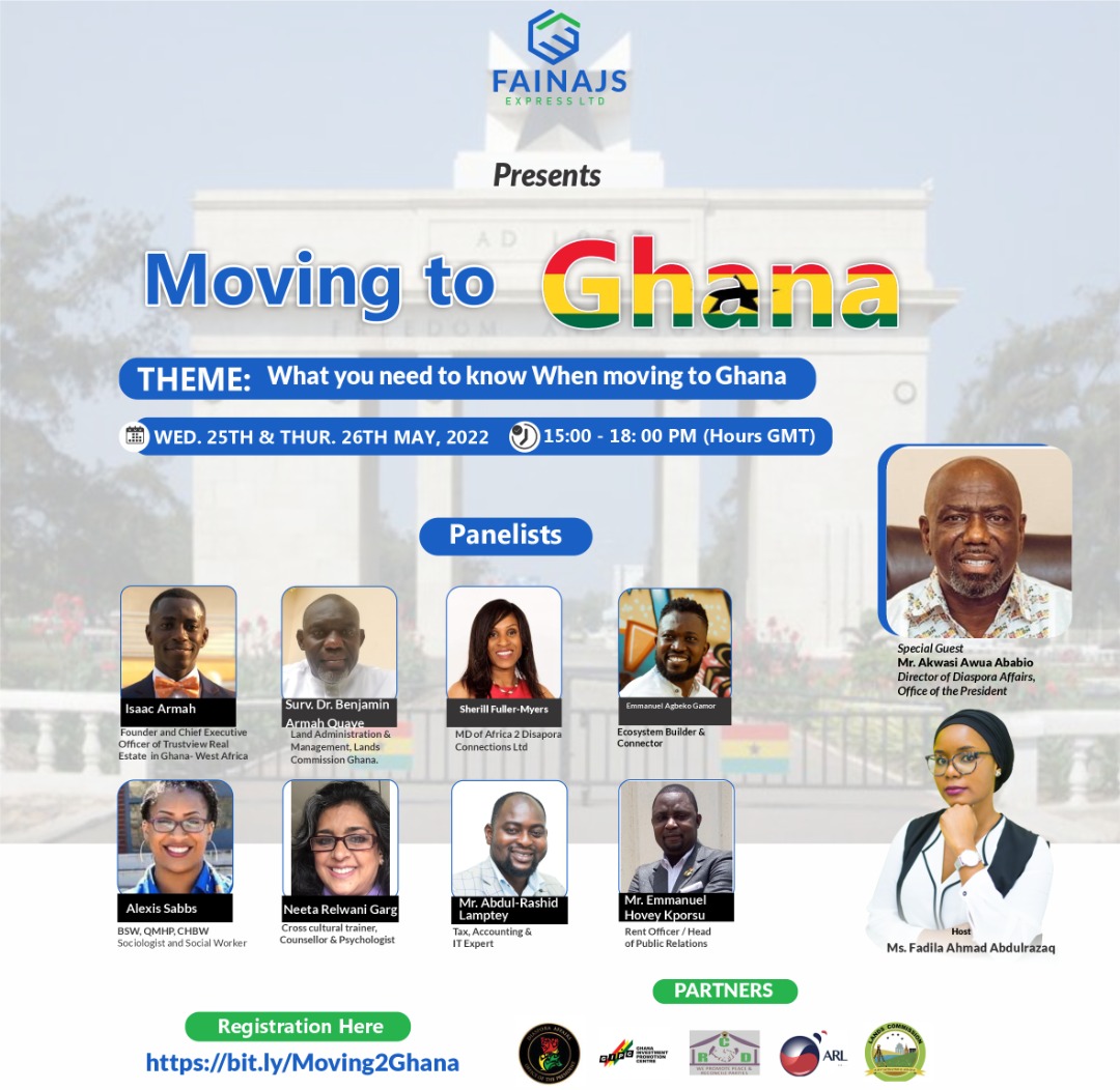 Moving To Ghana - All YOu Need To Know, Online Event