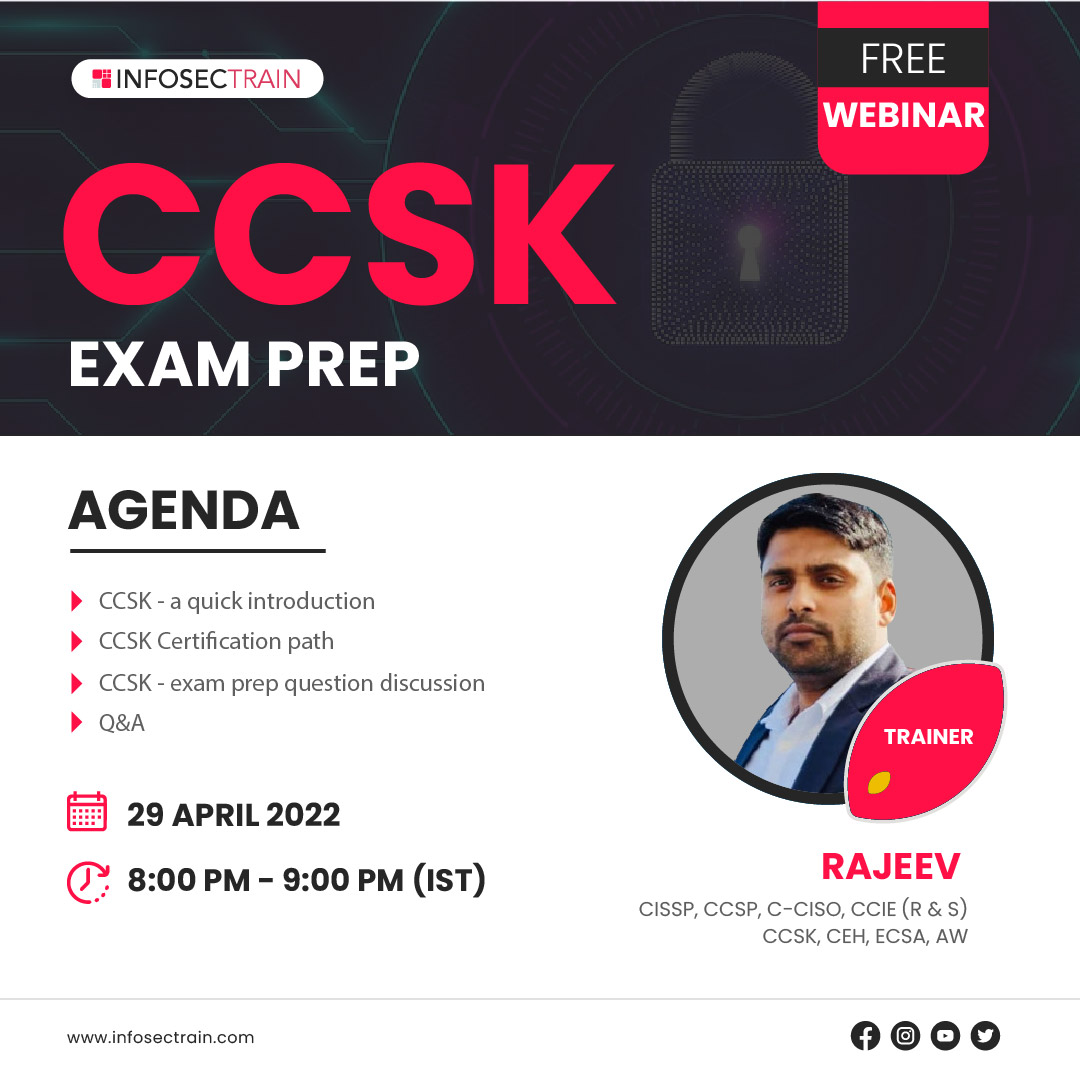 Free Webinar on CCSK Exam Prep, Online Event