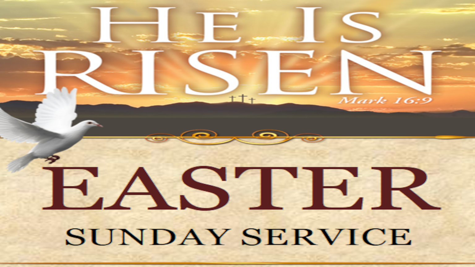 Rosemont Baptist Church Easter Sunday Service, Montrose, Colorado, United States