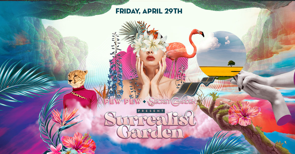 Surrealist Garden by Pew Pew & Secret Garden, Miami-Dade, Florida, United States