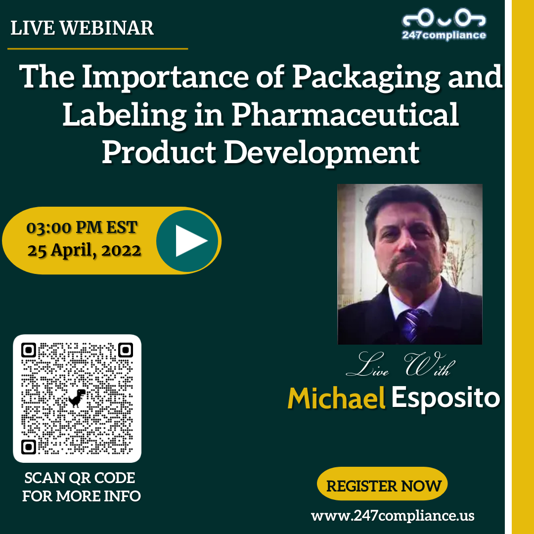 The Importance of Packaging and Labeling in Pharmaceutical Product Development, Online Event