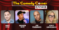 Grand Opening Continues Saturday April 23, 9:00 PM, at The Comedy Corner at Township Theatre