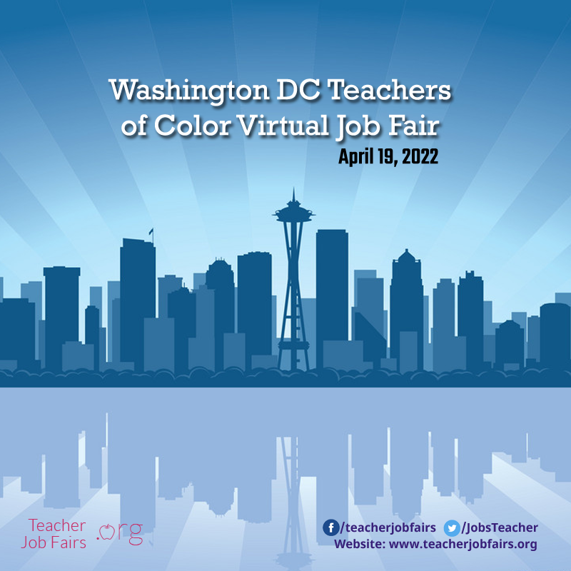 Washington DC Teachers of Color Virtual Job Fair 2022, Online Event