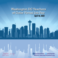 Washington DC Teachers of Color Virtual Job Fair 2022