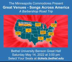 Join the Minneapolis Commodores on a Fun Journey of Harmony