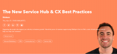 The New Service Hub & CX Best Practices