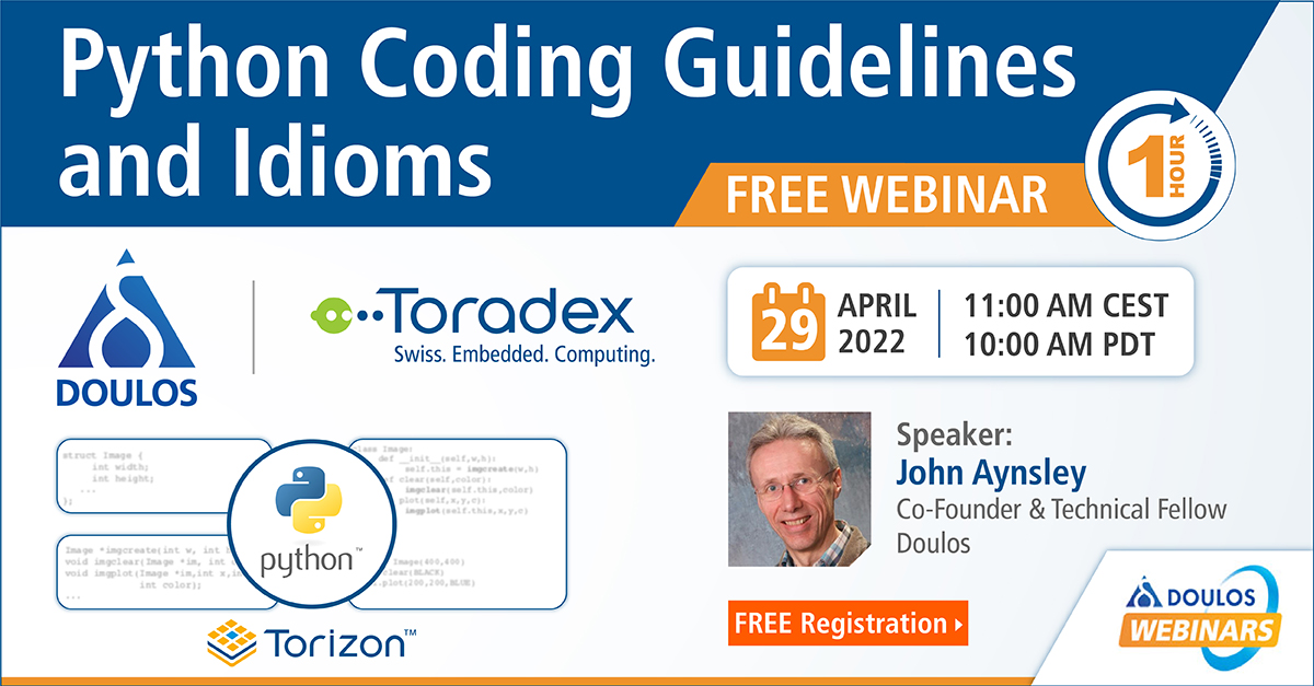 Webinar: Python Coding Guidelines and Idioms, Online Event