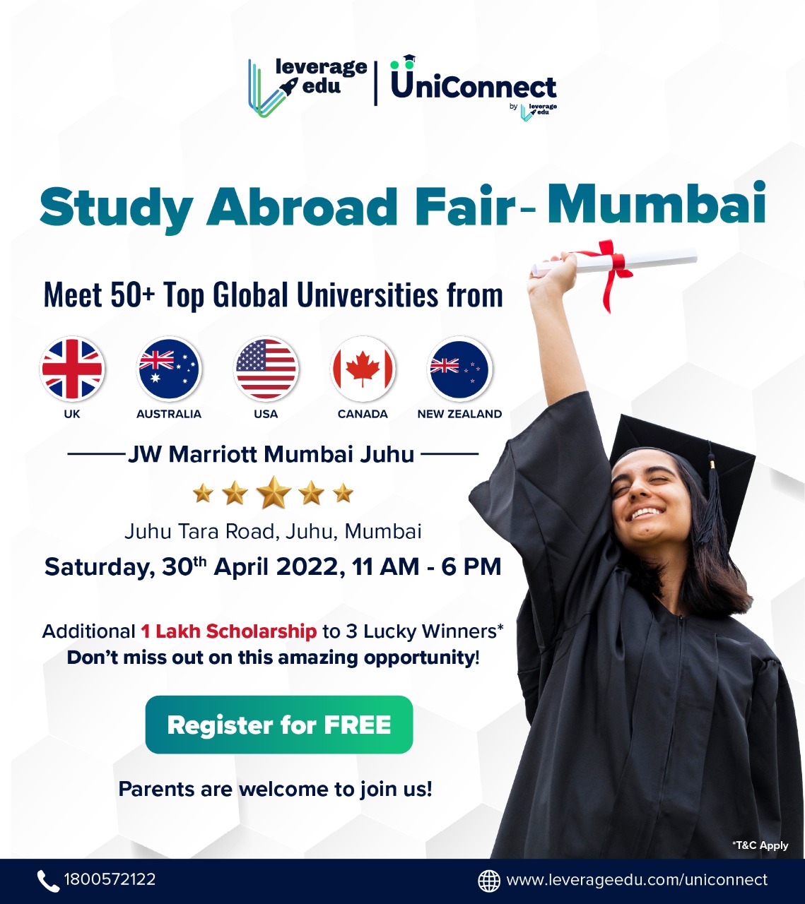 UniConnect Study Abroad Fair 2022 – Mumbai Chapter, Mumbai, Maharashtra, India