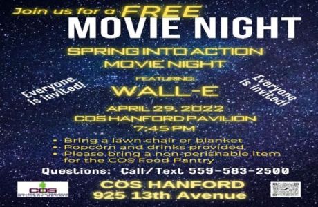 Free Movie Night - WALL-E, Hanford, California, United States