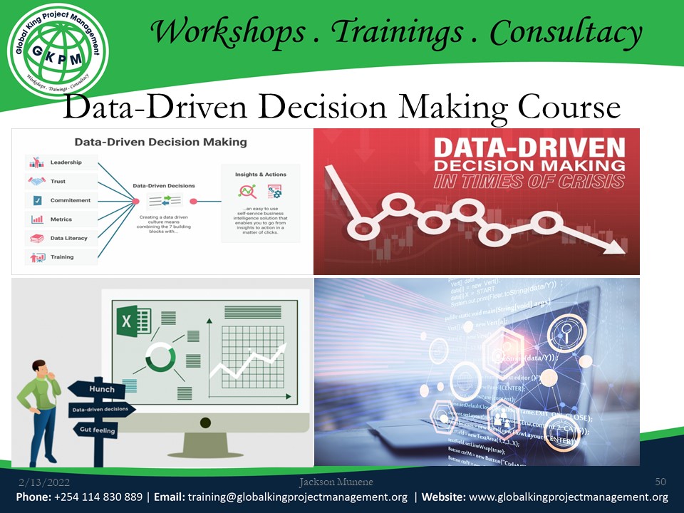 Data-Driven Decision Making Course, Mombasa city, Mombasa county,Mombasa,Kenya