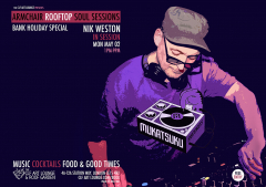 Armchair Soul Rooftop Sessions Bank Holiday Special with Mukatsuku DJ Nik Weston