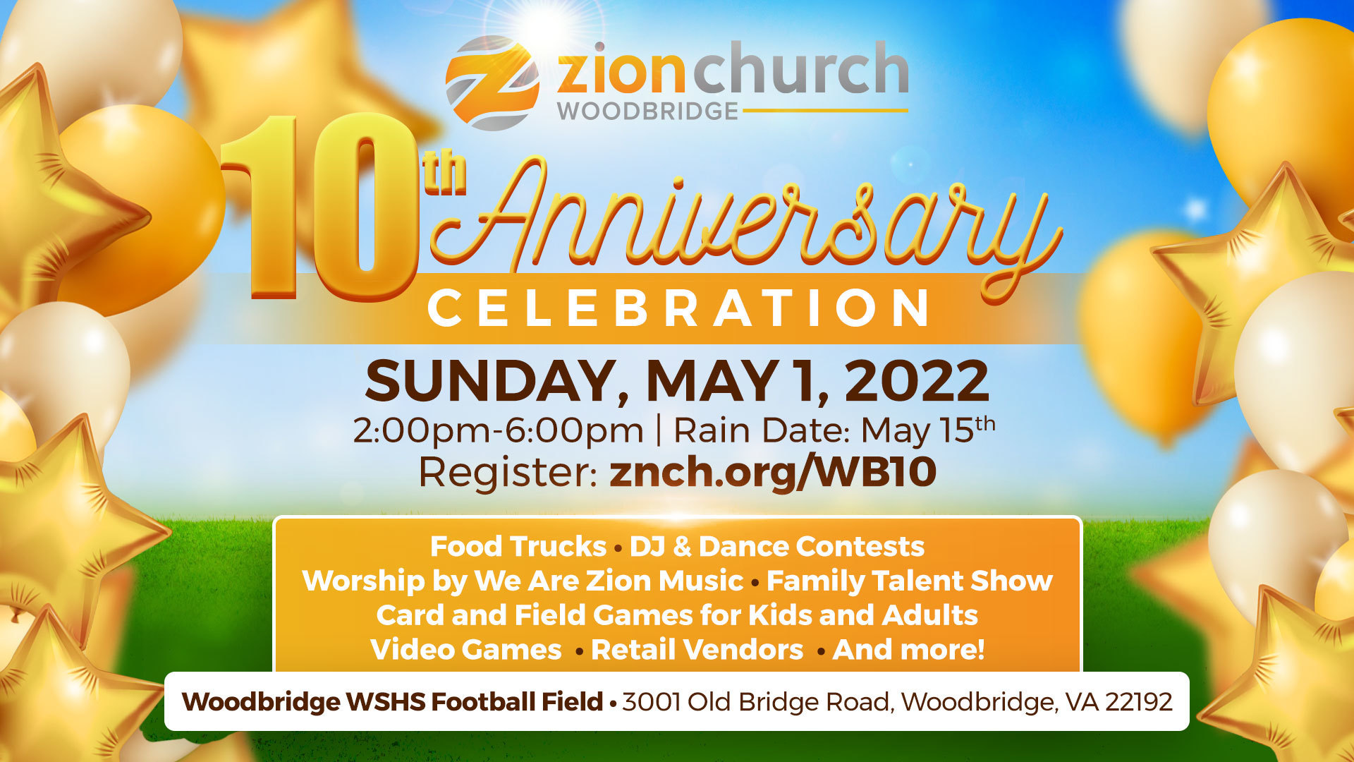 Zion Woodbridge 10th Anniversary Celebration, Woodbridge, Virginia, United States