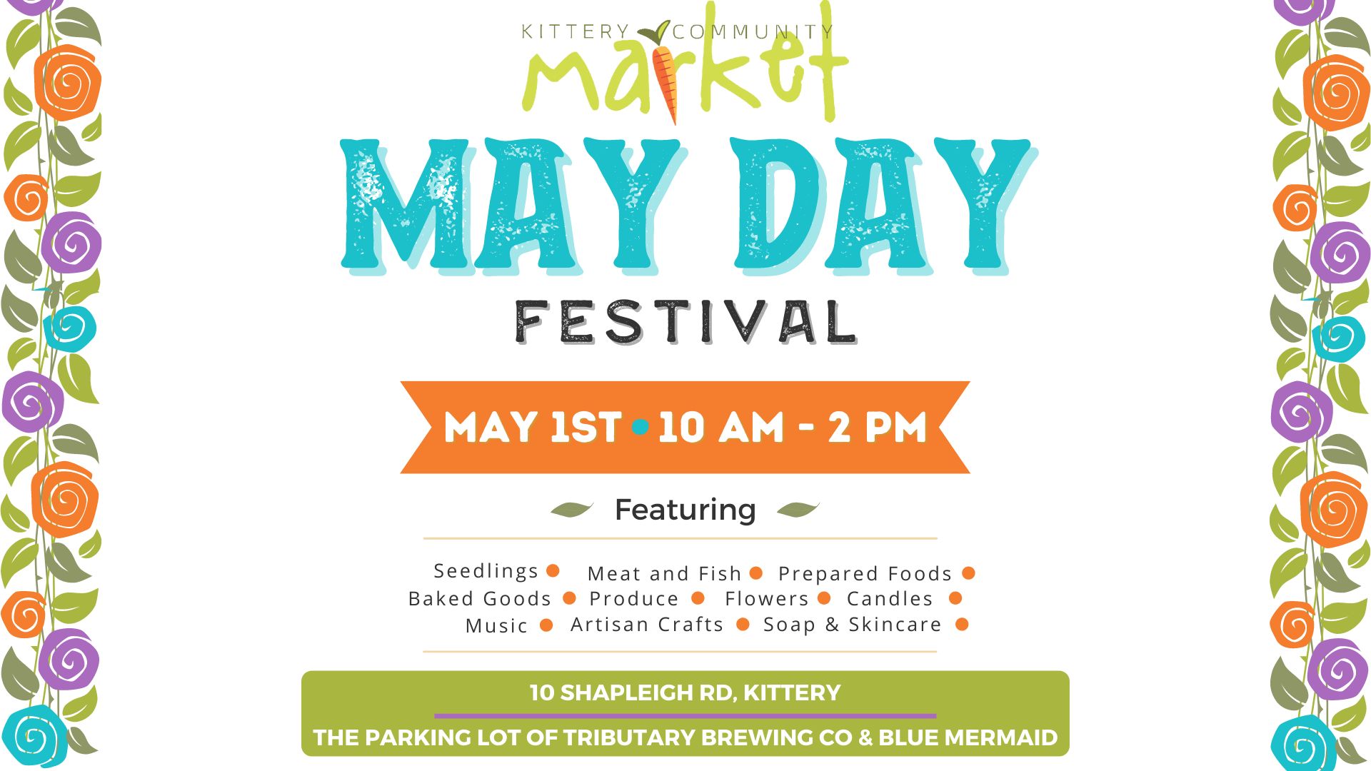 Kittery Community Market May Day Festival, Kittery, Maine, United States