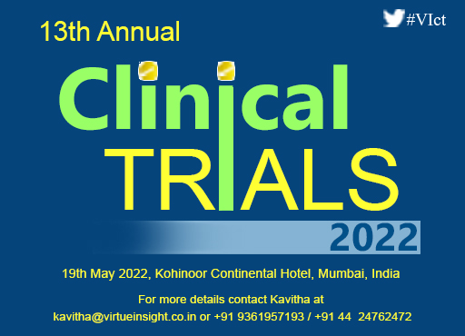 13th Annual Clinical Trials Summit 2022, Mumbai, Maharashtra, India