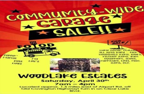 Woodlake Estates Neighborhood Garage sale, Hammond, Louisiana, United States