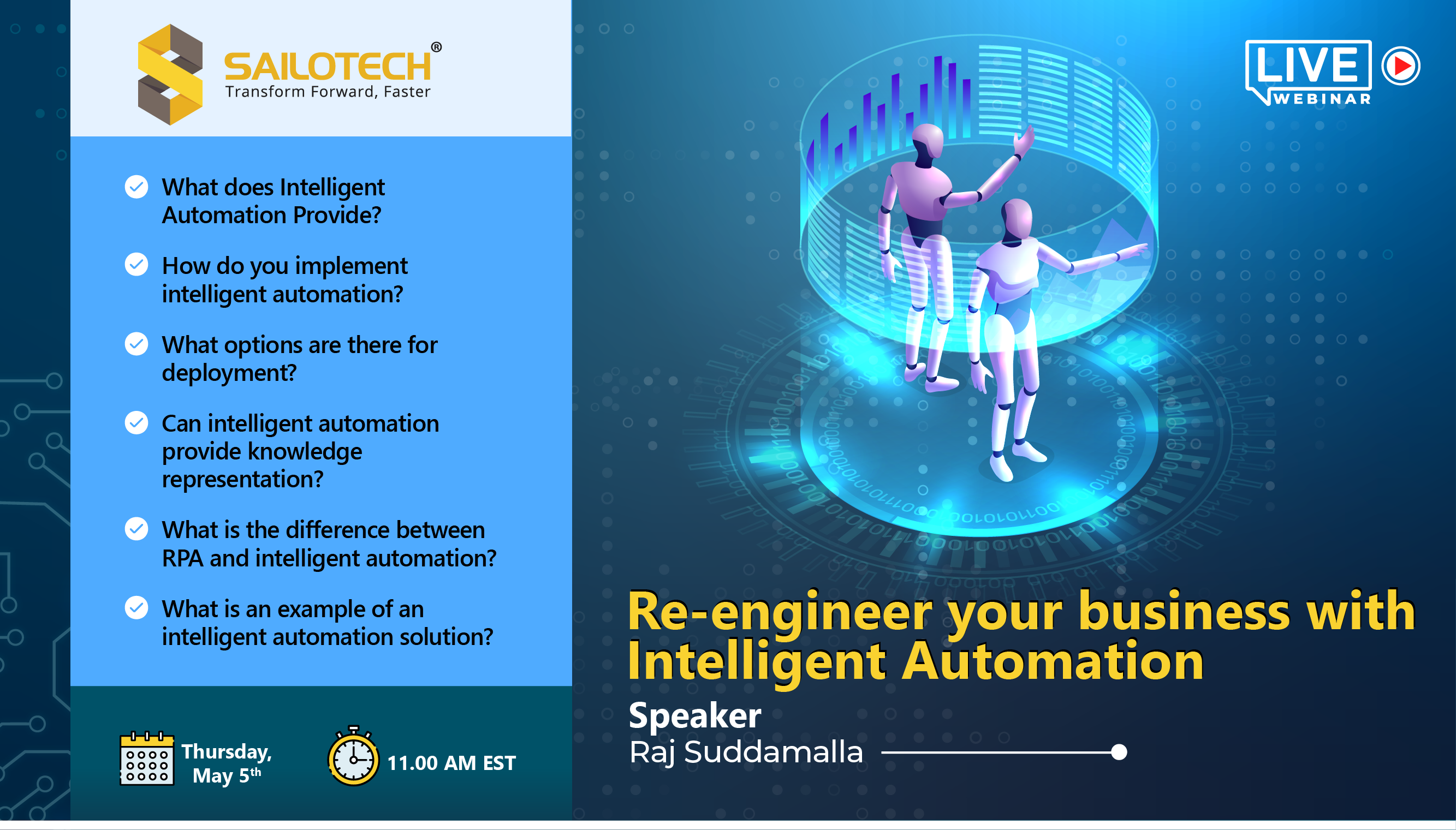 Re-engineer your business with Intelligent Automation, Online Event