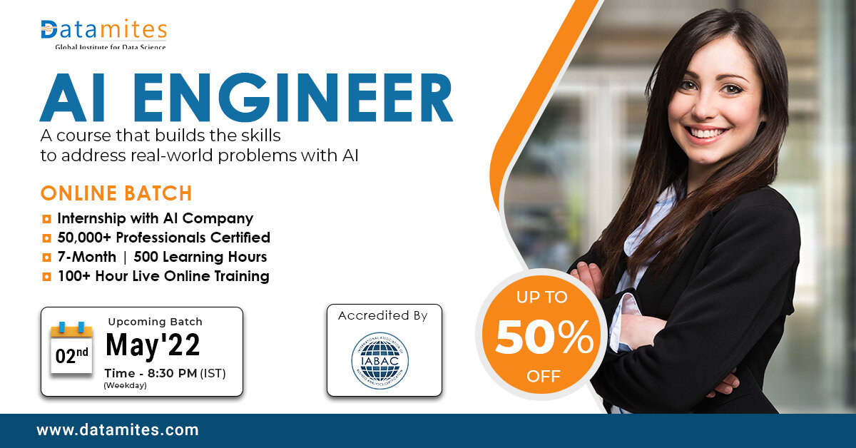 Artificial Intelligence Engineer in India -May'22, Online Event