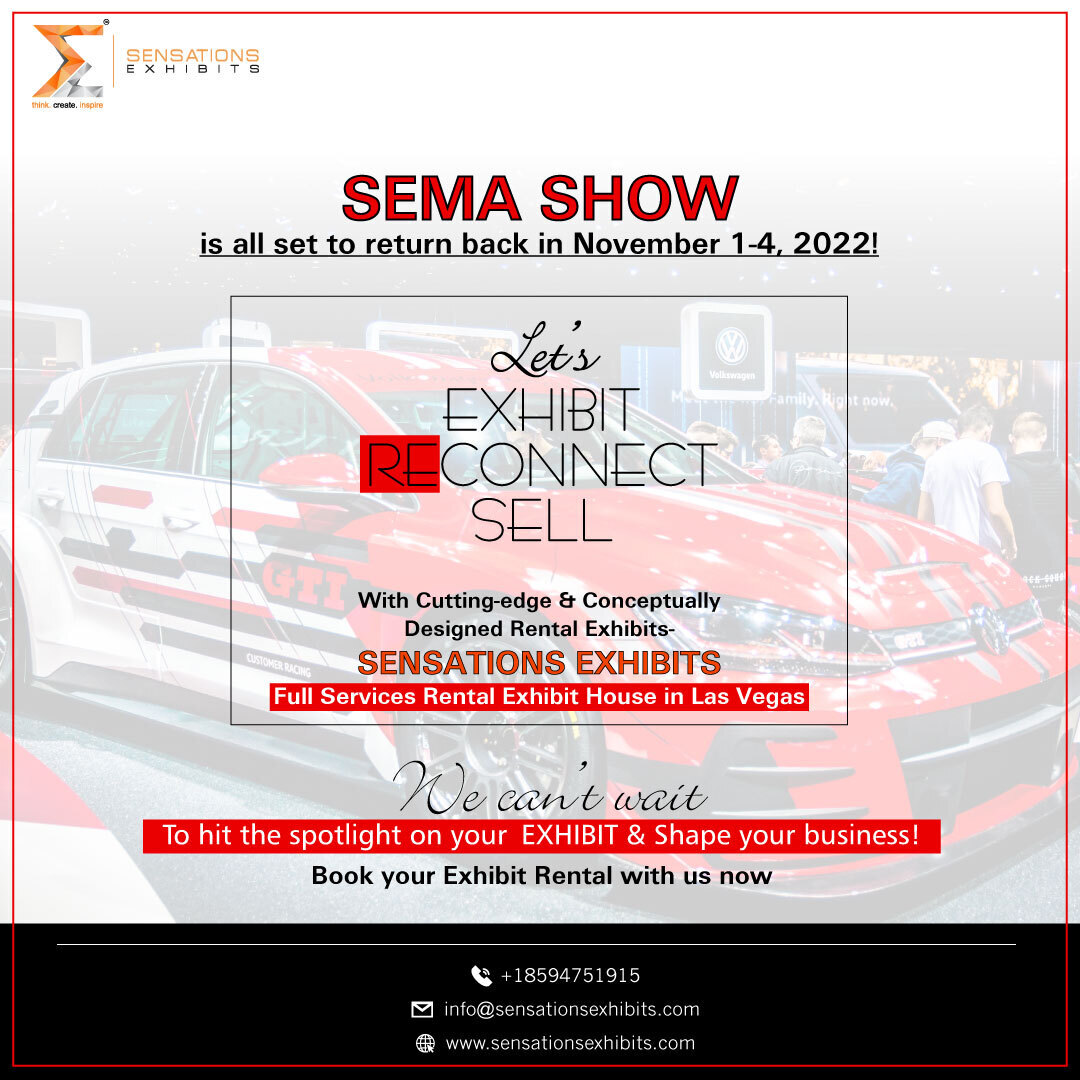 Participate In SEMA show 2022 With Sensations Exhibition, Las Vegas, Nevada, United States